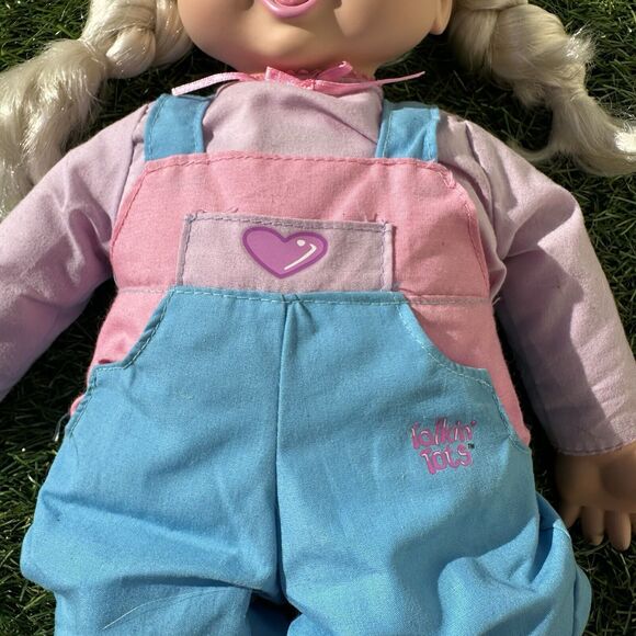 Vtg 1996 Talkin Tots Play By Play Girl Talking Interactive Doll 15" Not Working - Picture 4 of 9